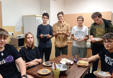 Kroužek vaření na domově mládeže