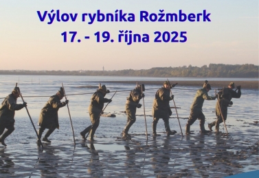 JIŽ TENTO VÍKEND - Výlov rybníka Rožmberk 17.–19. října 2025