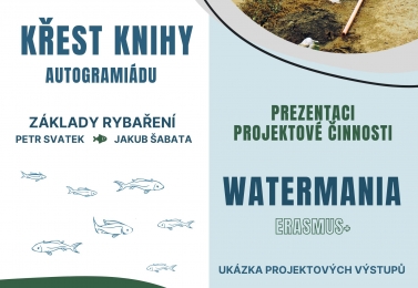 Slavnostní křest knihy a představení projektu Watermania