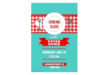 COOKING CLASS WITH PETER DUNN